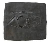 WATER IS ...... (ceramic plaque) | WATER IS ……(陶板)